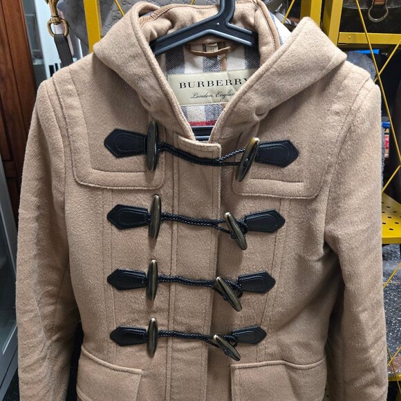 100% Authentic Burberry Blackwell wool duffle Coat New Camel - Picture 6 of 15